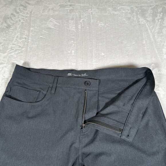 Travis Mathew Chino Pants Men Size 38 Gray 5-Pocket Comfort Straight W38 L31.5 - Picture 6 of 10